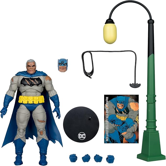 DC Multiverse Batman Battle Damage Blue (The Dark Knight Returns) 7in Figure McFarlane Collector Edition #21
