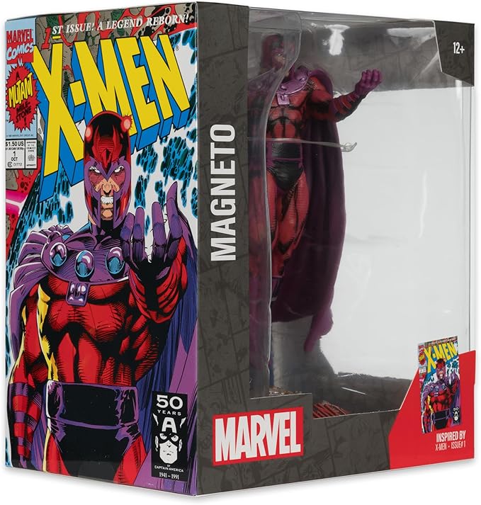 McFarlane Toys - Marvel Magneto 1:10th Scale Collectible with Scene (X-Men #1)
