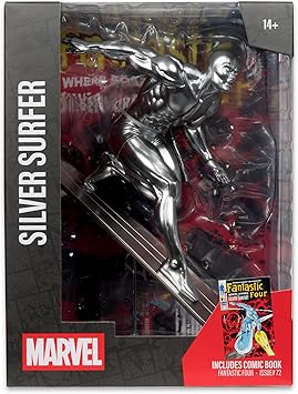 Marvel Silver Surfer 1:6th Scale Collectible with Scene (Fantastic Four #72)