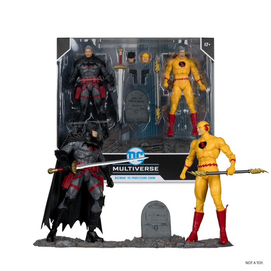 McFarlane Toys - DC Multiverse Batman vs Professor Zoom (Flashpoint) 7in Action Figure 2pk