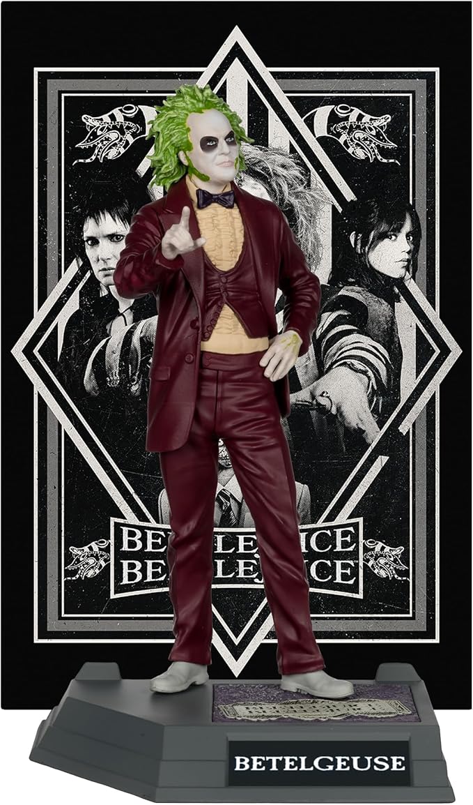 Movie Maniacs - 6in Posed Beetlejuice Figure Beetlejuice 2