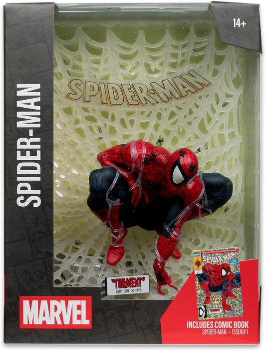 McFarlane Toys - Marvel Spider-Man 1:6th Scale Collectible with Scene (Spider-Man #1)