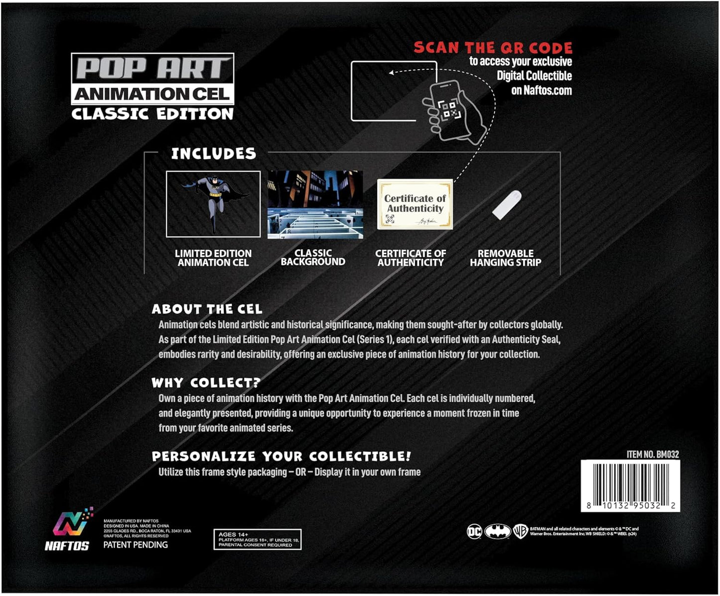 Pop Artist Animation Cel Wall Frame Collectibles - Batman Season 2, Episode ""Harley's Holiday"", BM032