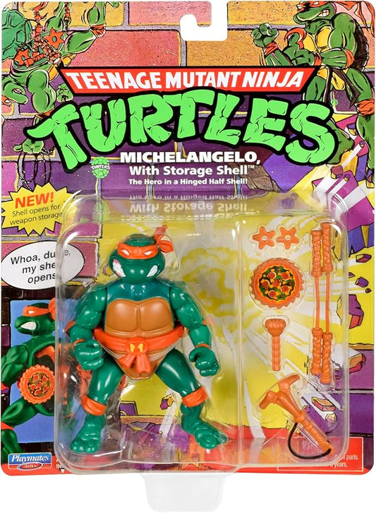 Teenage Mutant Ninja Turtles: 4” Original Classic Storage Shell Michealangelo