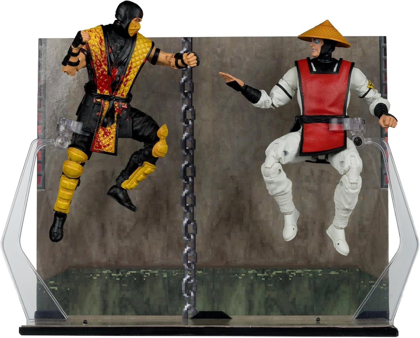 Mortal Kombat Klassic Scorpion vs Raiden 7in Action Figure Deluxe 2-Pack McFarlane Toys