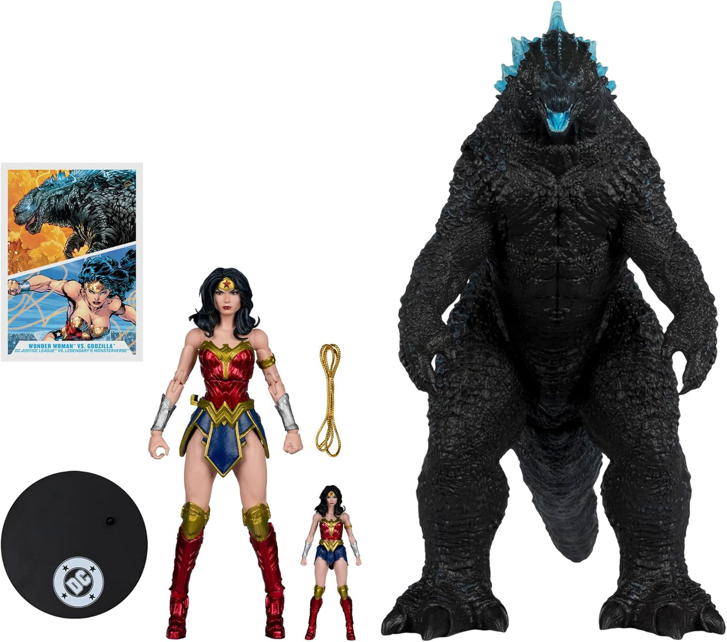 DC Multiverse - Wonder Woman vs. Godzilla Action Figures (Justice League vs. Godzilla vs. Kong) 2pk - McFarlane Toys