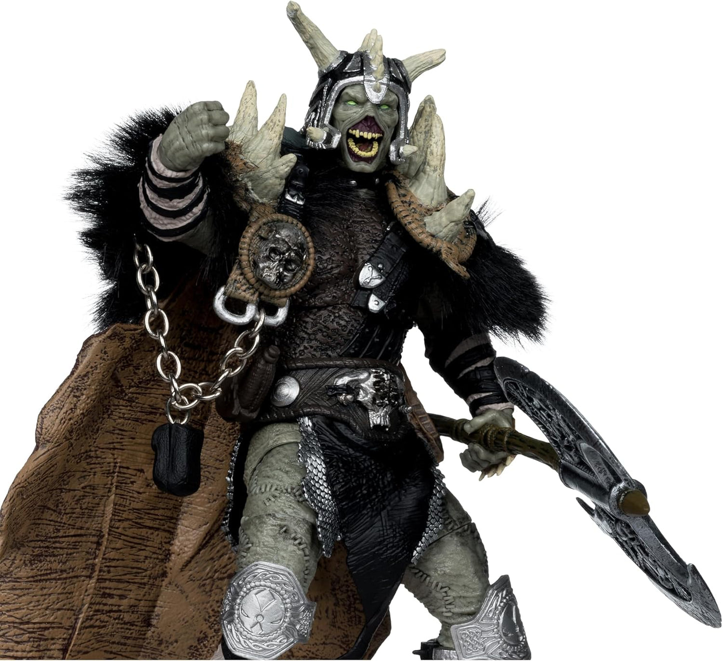Bloodaxe with Horse (Spawn: The Dark Ages) Gold Label 7in Action Figure 2 Pack with McFarlane Toys Digital Collectible