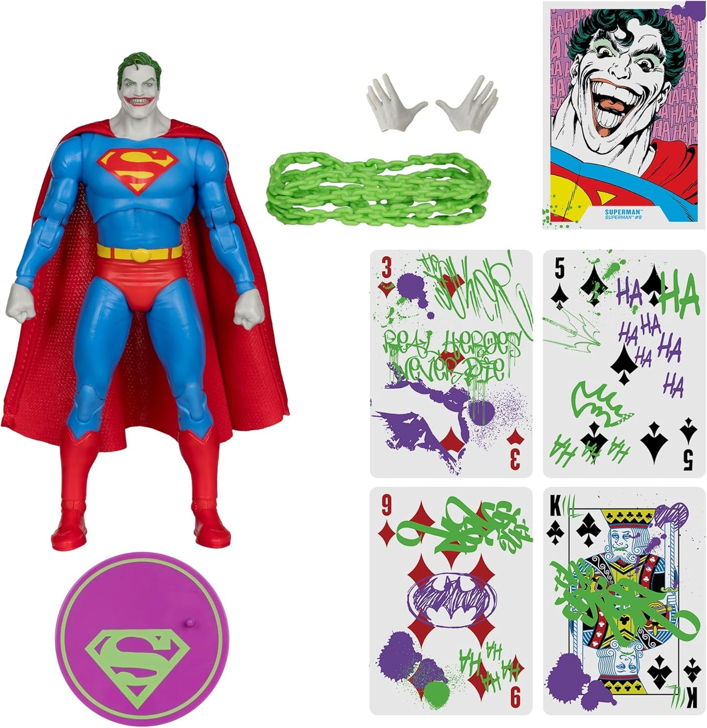 DC Multiverse - 7in Superman #9 Action Figure (Jokerized) Gold Label - McFarlane Toys