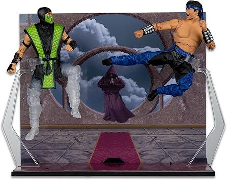 Mortal Kombat Klassic Liu Kang vs Reptile 7in Action Figure Deluxe 2-Pack McFarlane Toys