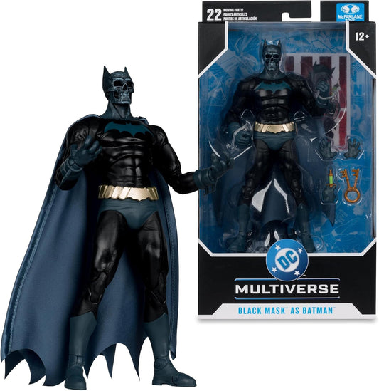 DC Multiverse - 7in Black Mask As Batman (Batman Madhouse) - McFarlane Toys
