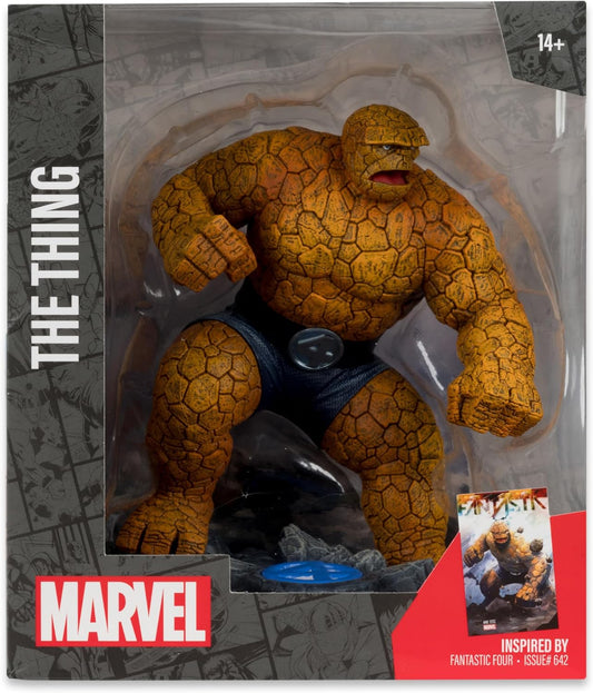 McFarlane Toys Marvel The Thing 1:10th Scale Collectible with Scene (Fantastic Four #642)