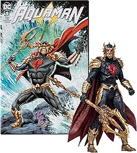 McFarlane Toys DC Direct Page Punchers Ocean Master 7in Action Figure with Aquaman Comic