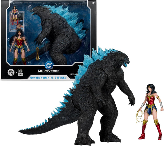 DC Multiverse - Wonder Woman vs. Godzilla Action Figures (Justice League vs. Godzilla vs. Kong) 2pk - McFarlane Toys