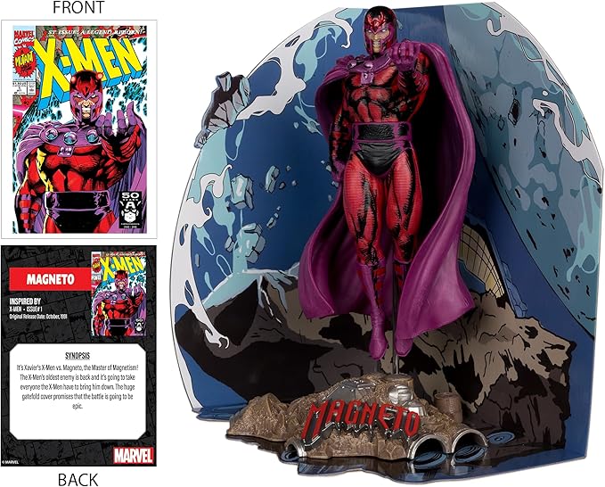 McFarlane Toys - Marvel Magneto 1:10th Scale Collectible with Scene (X-Men #1)