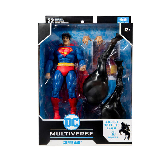 DC Multiverse: DC Comics Dark Knight Returns - Superman Figure with Build-A Batman Horse piece
