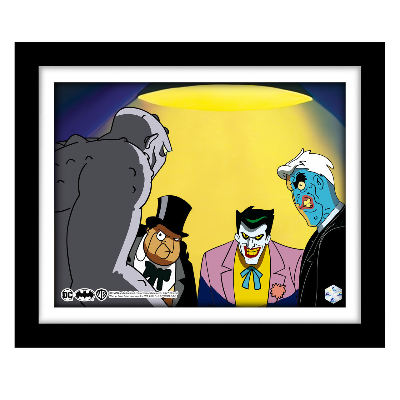 Almost Got 'Im #1101 (Batman Animation Cel Art Scene)