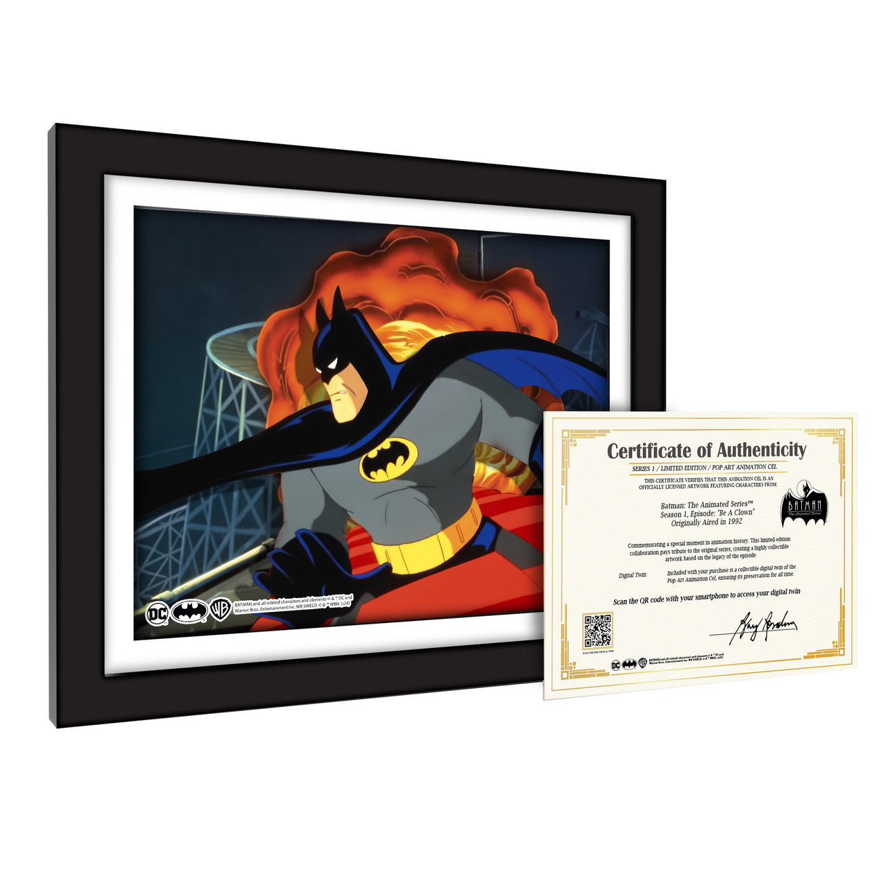 Be a Clown #1010 (Batman Animation Cel Art Scene)