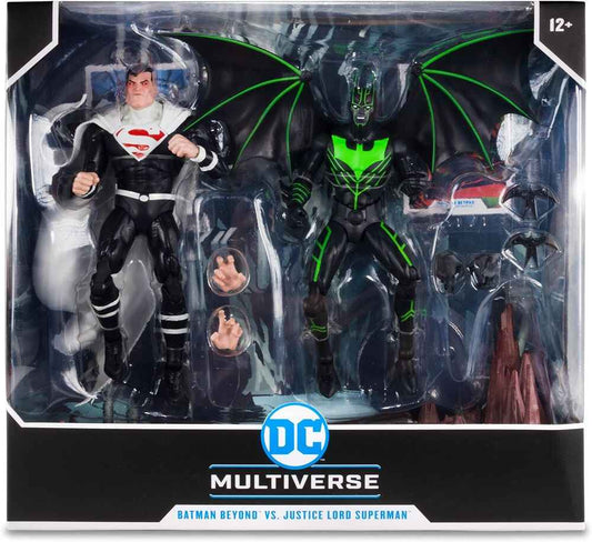 DC Multiverse Batman Beyond Vs. Justice Lord Superman 2-Pack 7 Inch Action