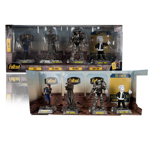 Lucy/Maximus/The Ghoul/Vault Boy (Fallout) 4-Pack 6" Posed Figures