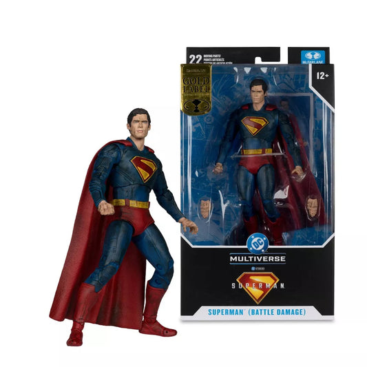DC Multiverse Superman Battle Damage 7" Action Figure (Superman Movie) Gold Label