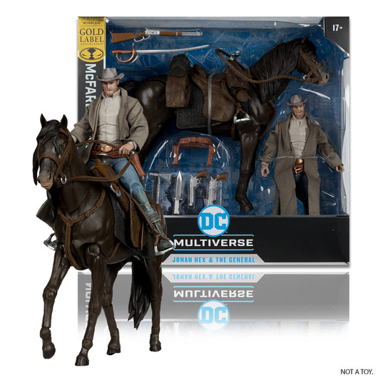 Jonah Hex & The General (All-Star Western) 7" MTS Exclusive Gold Label 2-Pack Figure