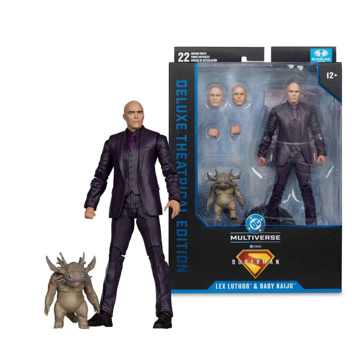 DC Multiverse Superman Movie 7 Inch Action Figure Deluxe - Lex Luthor & Baby Kaiju