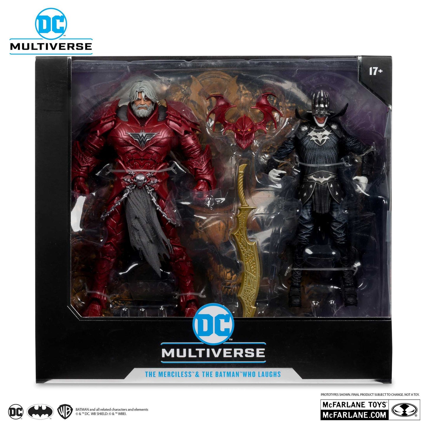 DC Multiverse The Merciless & Batman Who Laughs 2pack