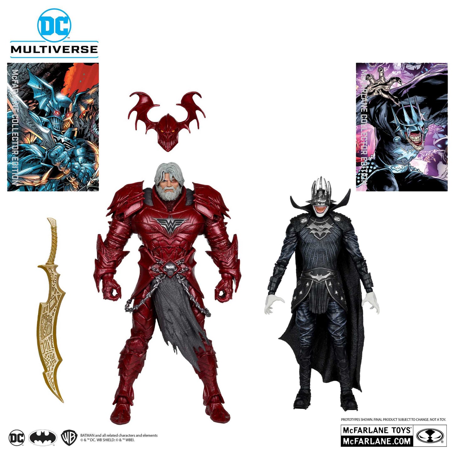DC Multiverse The Merciless & Batman Who Laughs 2pack