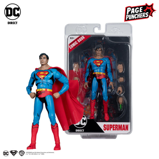 McFarlane Toys - DC Direct Page Punchers Superman (Superman '78) 7in Figure with Comic