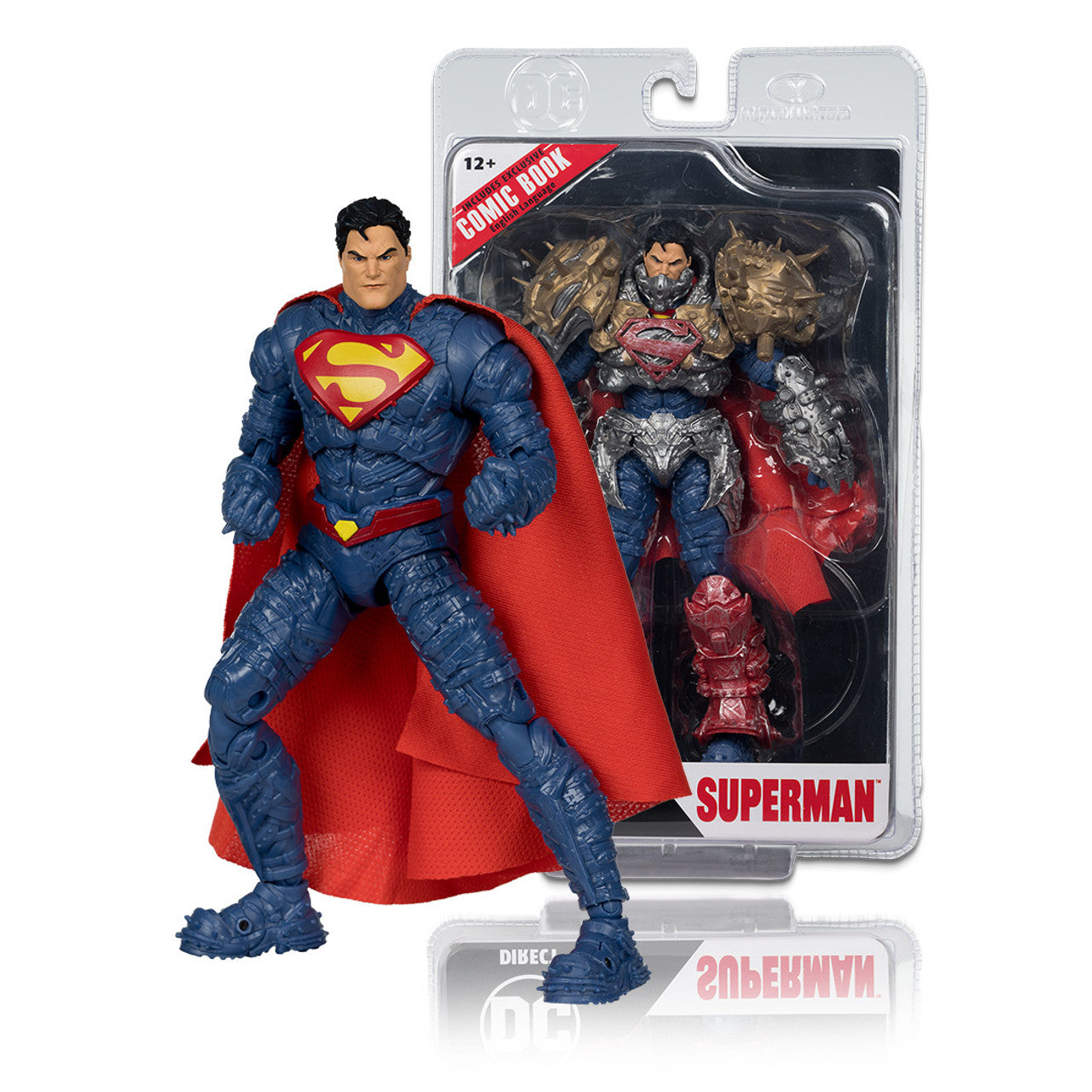 McFarlane Toys DC Page Punchers Superman Action Figure & Comic Book [Ghosts of Krypton]