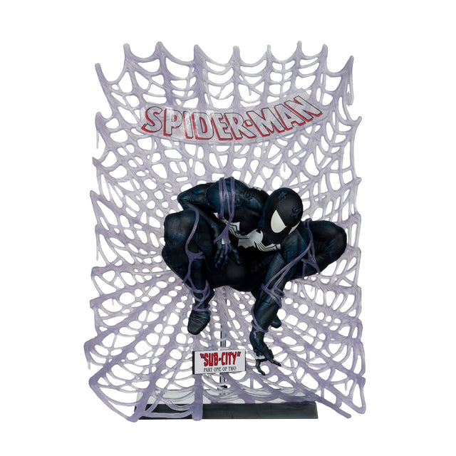 McFarlane Marvel Spider-Man #1 (Black Suit Platinum Edition) 1/6 Scale Figurine