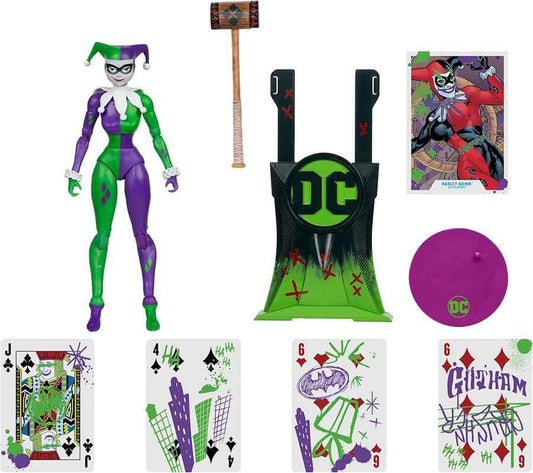 DC Multiverse DC Classic Harley Quinn (Jokerized) (Gold Label) 7 Inch Action Figure