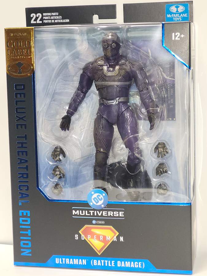 DC Multiverse Superman Movie 7 Inch Action Figure Deluxe Exclusive - Ultraman Battle Damaged Gold Label