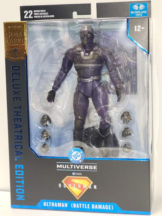 DC Multiverse Superman Movie 7 Inch Action Figure Deluxe Exclusive - Ultraman Battle Damaged Gold Label