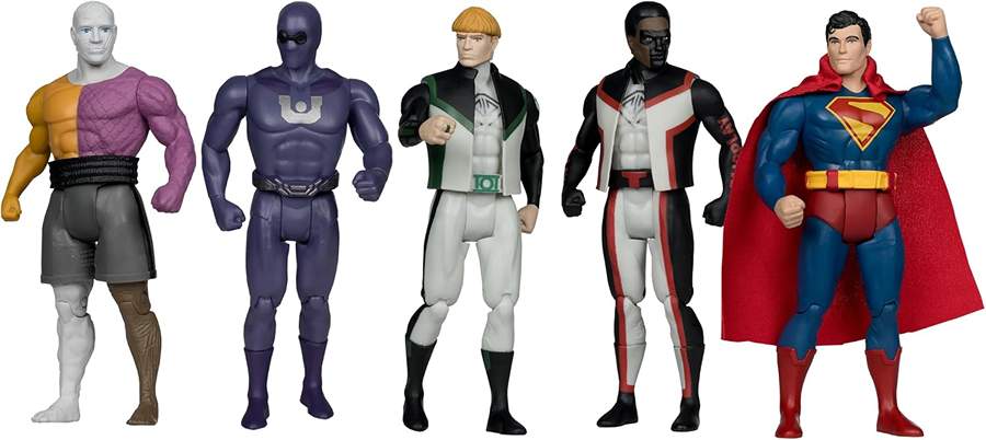 Superpowers Color Set DC Collectibles Super Powers (Superman Movie) Bundle Set of 5 (Gold La ...