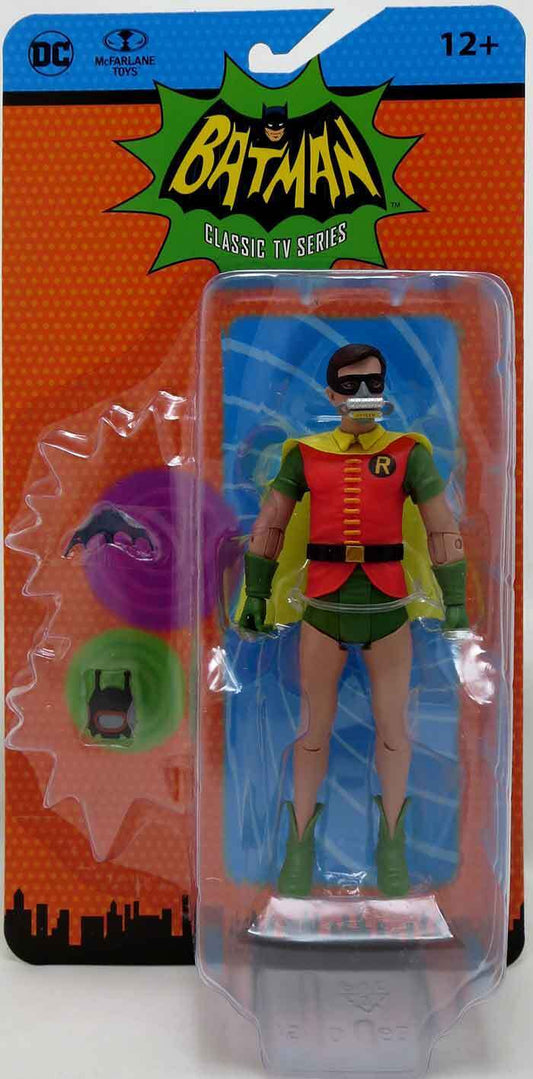 DC Retro Batman 1966 6 Inch Action Figure Wave 7" Robin with Oxygen Mask