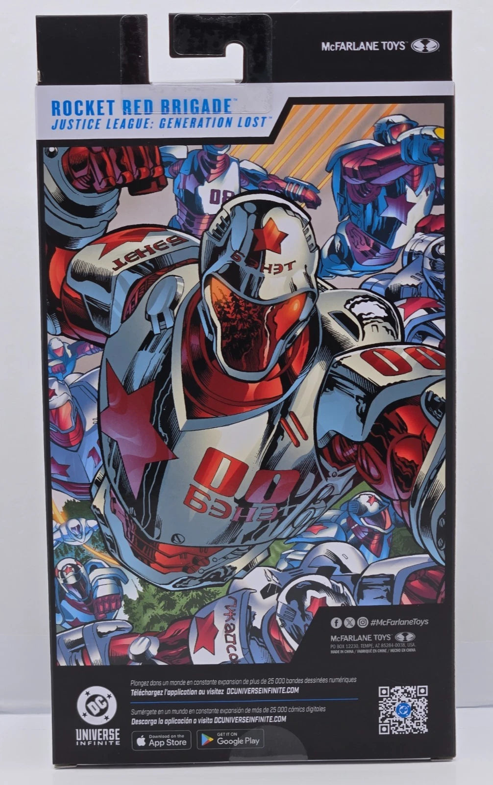 McFarlane Toys DC Multiverse  PLATINUM CHASE Rocket Red Brigade Action Figure [Justice League: Generation Lost] (Copy)
