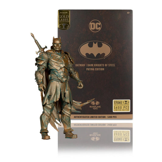 Batman Dark Knights of Steel Gold Label Patina Edition 7" Figure