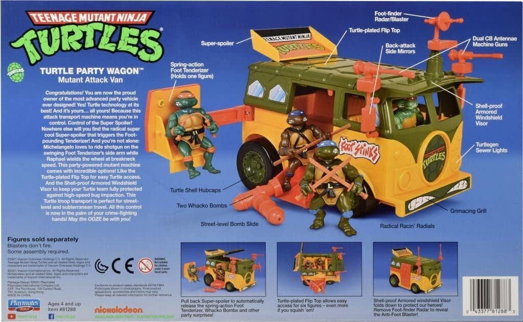 Playmates Original TMNT Party Van