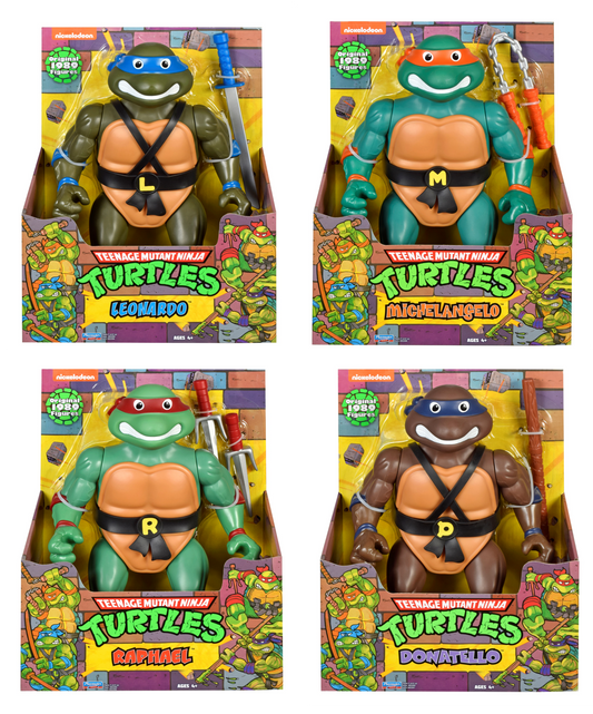 Giant 12" Classic Teenage Mutant Ninja Turtles ( 4 Pack)