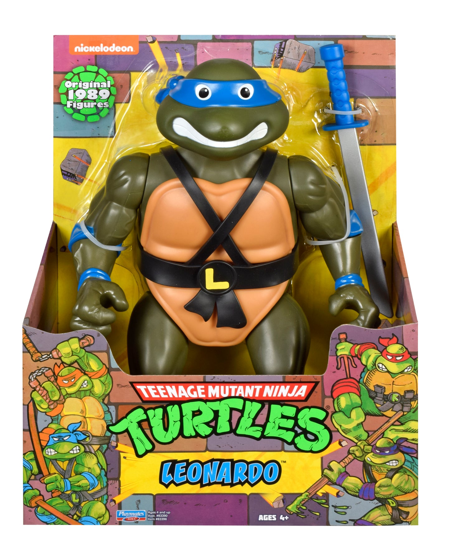 Giant 12" Classic Teenage Mutant Ninja Turtles ( 4 Pack)