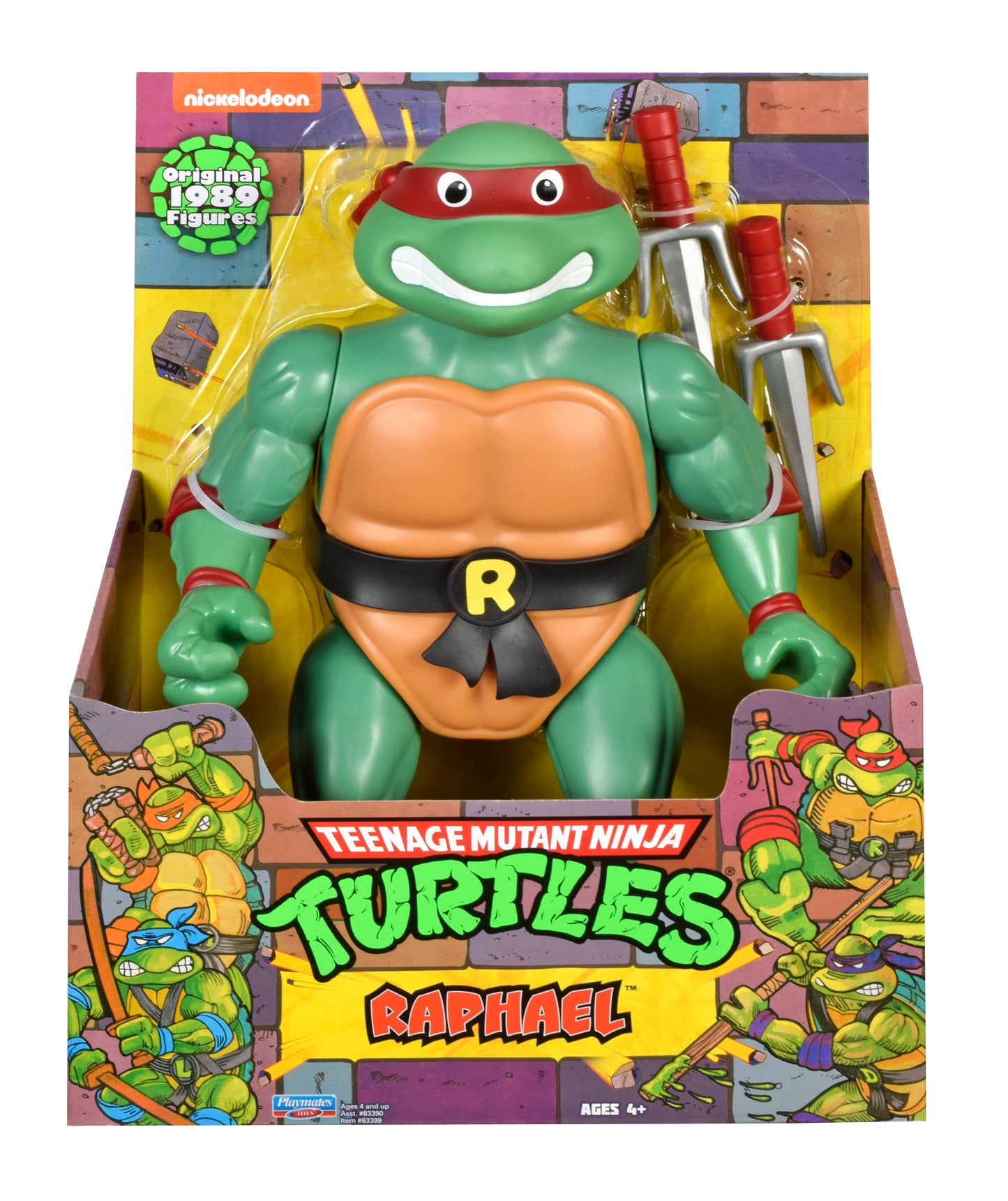 Giant 12" Classic Teenage Mutant Ninja Turtles ( 4 Pack)