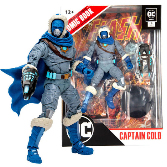 DC Captain Cold 7" Figure with The Flash Comic