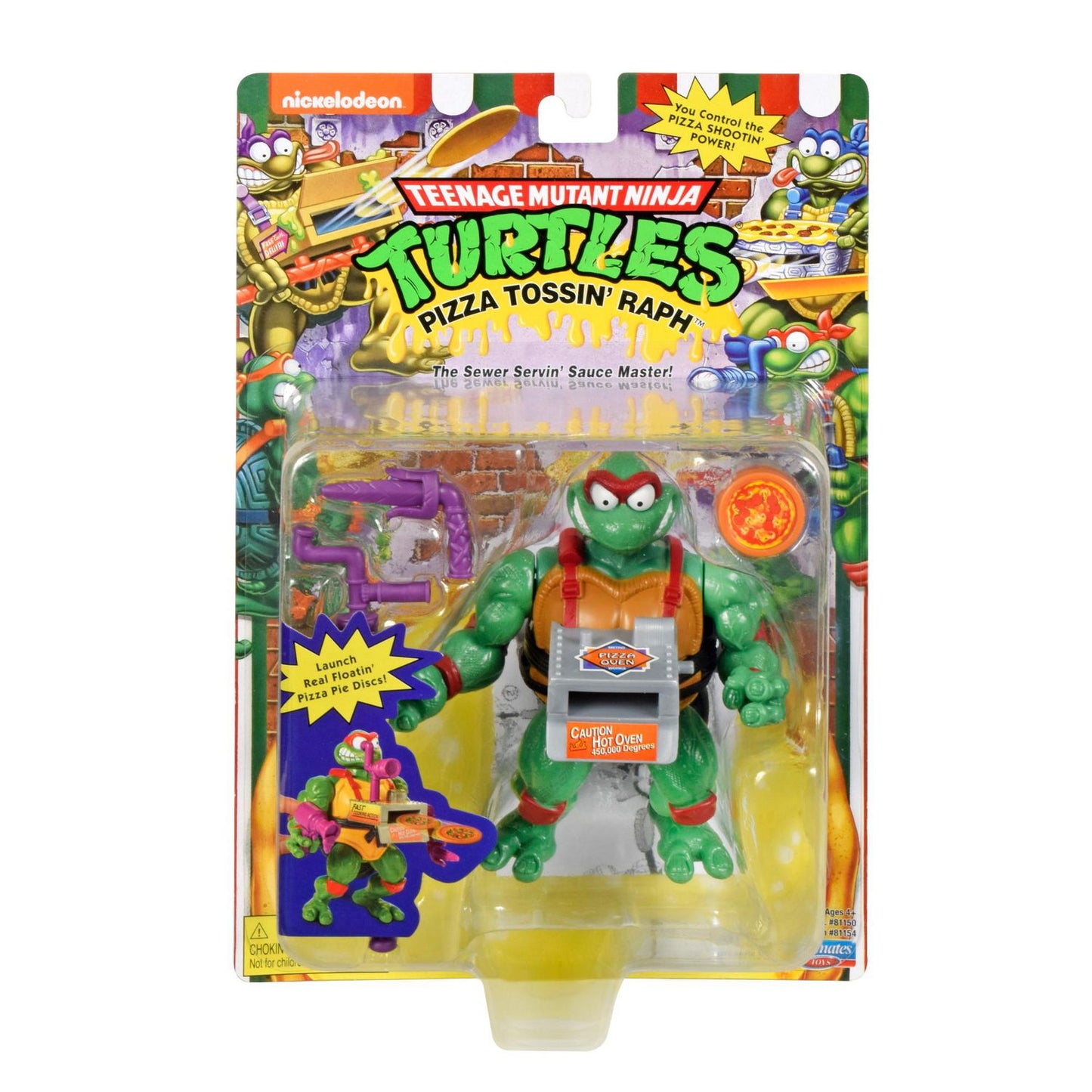 Teenage Mutant Ninja Turtles- TMNT Tossing Pizza 5" Figure Bundle. 3 pack.